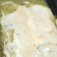 Enchilada (2 Pieces) · Corn tortilla, cheese, rice and beans.