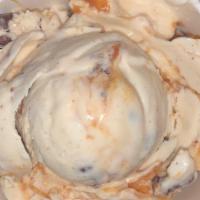 Bassett'S Salted Caramel Pretzel Ice Cream · Bassetts Vanilla Ice Cream and crunchy chocolate covered pretzels drizzled with decadent sal...