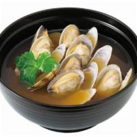 Asari Clam Soup · Red or white.