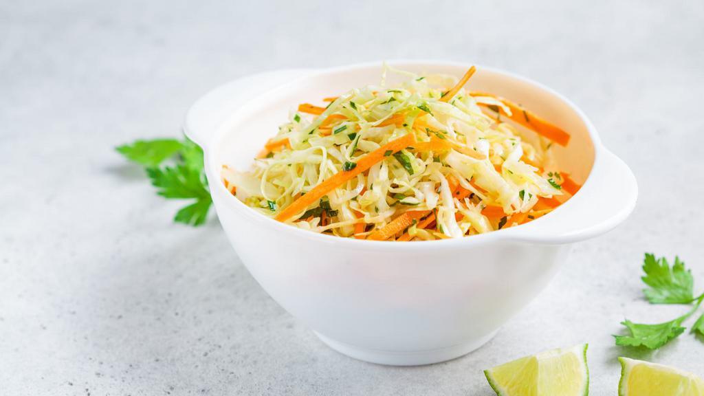 Coleslaw · Delicious mix of shredded lettuce, cabbage, carrots, and mayo.