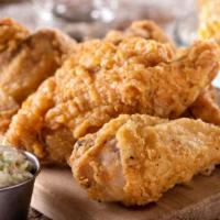 Crispy Chicken Leg & Thigh Meal · Mouthwatering pieces of Crispy fried chicken (1 Leg & 1 Thigh). Includes a side of french fr...