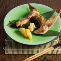 Hamachi Kama · Grilled yellowtail neck with spicy ponzu sauce.