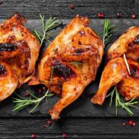 Pollo Al Horno · Juicy, tender and flavorful baked chicken made with garlic and spices