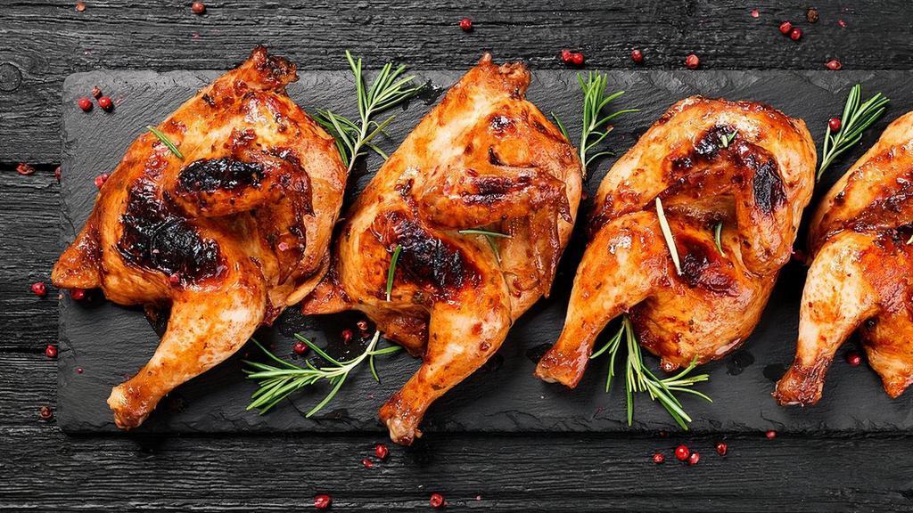 Pollo Al Horno · Juicy, tender and flavorful baked chicken made with garlic and spices