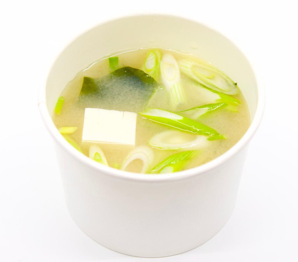 Miso Soup · Inaka Miso with Wakame, Tofu & Scallions