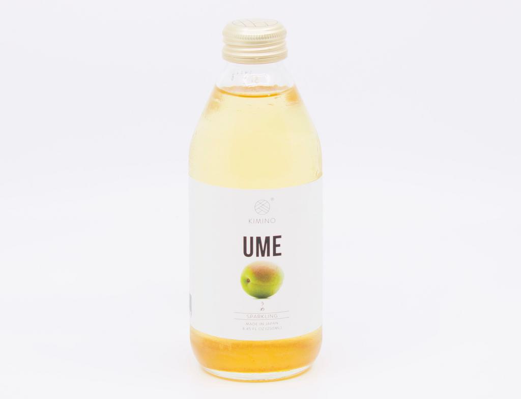 Sparkling Ume · Carbonated Japanese Apricot Drink