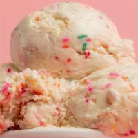 Sweet Cream & Sprinkles · Sweet cream ice cream base with sprinkles. So many sprinkles. Contains dairy, eggs, and spri...