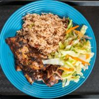 Jerk Chicken Only With Sauce Spicy · 