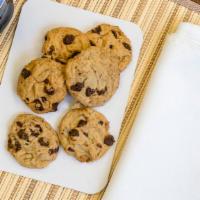 House Baked Cookies · Our homemade chocolate chip cookies are baked fresh in the store.