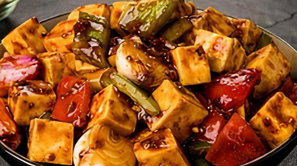 Kadai Paneer · Paneer cheese sauteed with onion, bell peppers and spices.