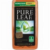 Pure Leaf Unsweetened Tea W/ Lemon · 