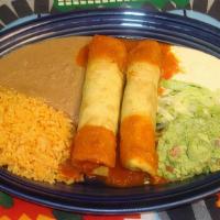 Black Beans And Cheese Chimichanga · 
