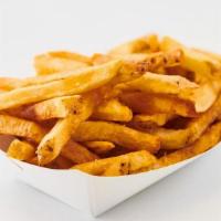 Regular Fries · Skin-on, fried to a golden crisp in canola oil with added beef tallow
