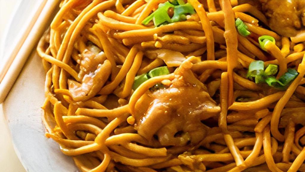 #Chicken Lo Mein鸡捞面 · Combo plate. Served with roast pork fried rice and pork egg roll or spring roll. . With plain lo mein 2.50Extra