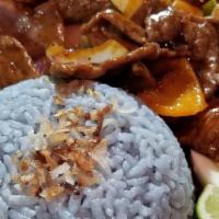 B1 Black Pepper Beef With Rice  · 