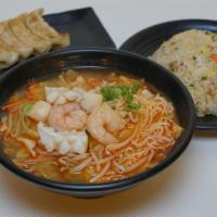Spicy Seafood Ramen Combo · Spicy.