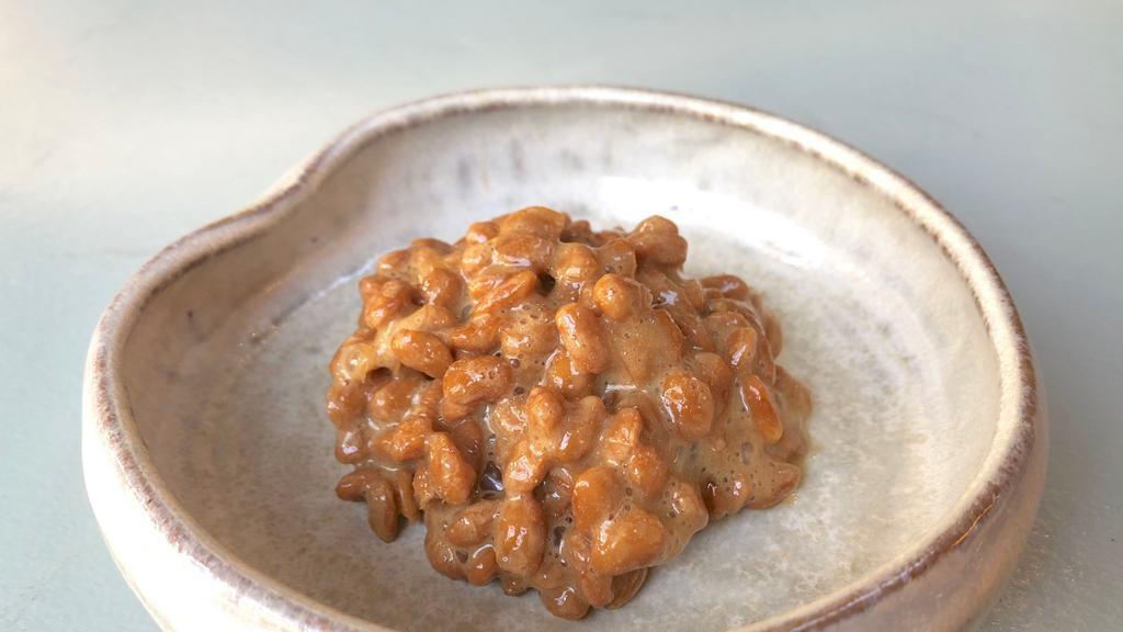 Organic Natto · Japanese fermented soy beans.