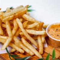 French Fries · French fries served with a Truffle Mayo Dipping Sauce