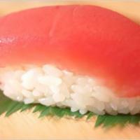 Tuna Sushi · 1 piece. Choice of Big Eye Tuna or White Tuna.
