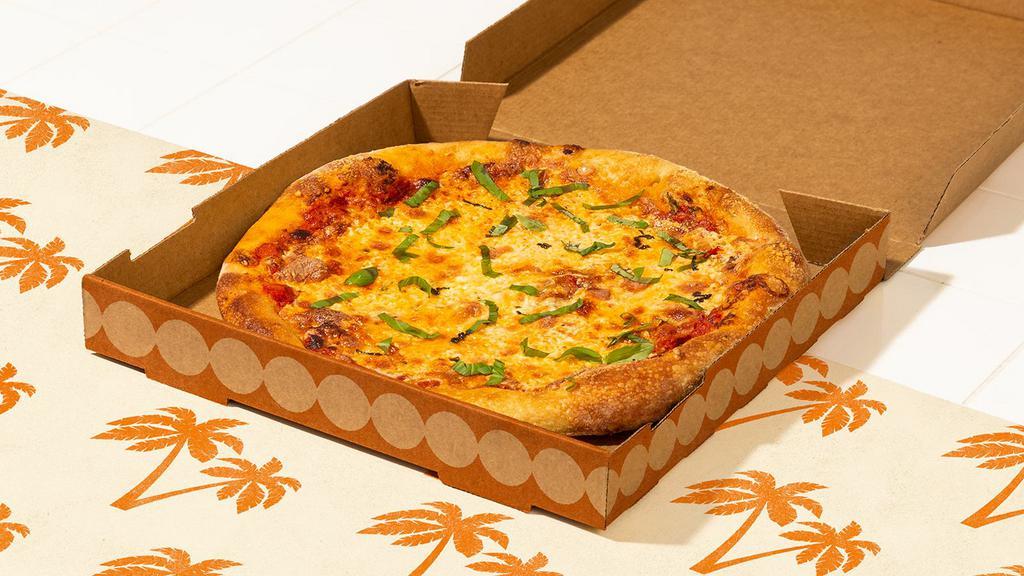 Margharita Pizza · Tomato sauce, basil, and fresh mozzarella.