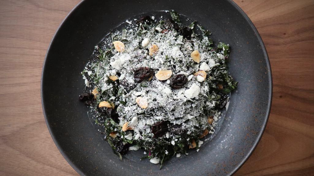Kale Salad · dried cherries, apples, goat's cheese, hazelnuts