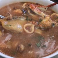 Parihuela Soup · Seafood soup.