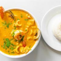 Sopa De Mariscos / Mixed Seafood Soup · 