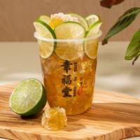 Jasmine Green Tea With Honeycomb · jasmine green tea, honey, lime, honeycomb