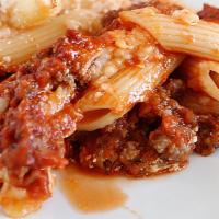 Ziti With Meat Sauce · Pasta Of Your Choice With Homemade Marinara Sauce With Seasoned Meat.