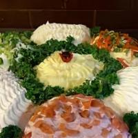 Cream Cheese Platter · Includes your choice of four types of cream cheese, bagels, bialys or mini bagels,
beautiful...