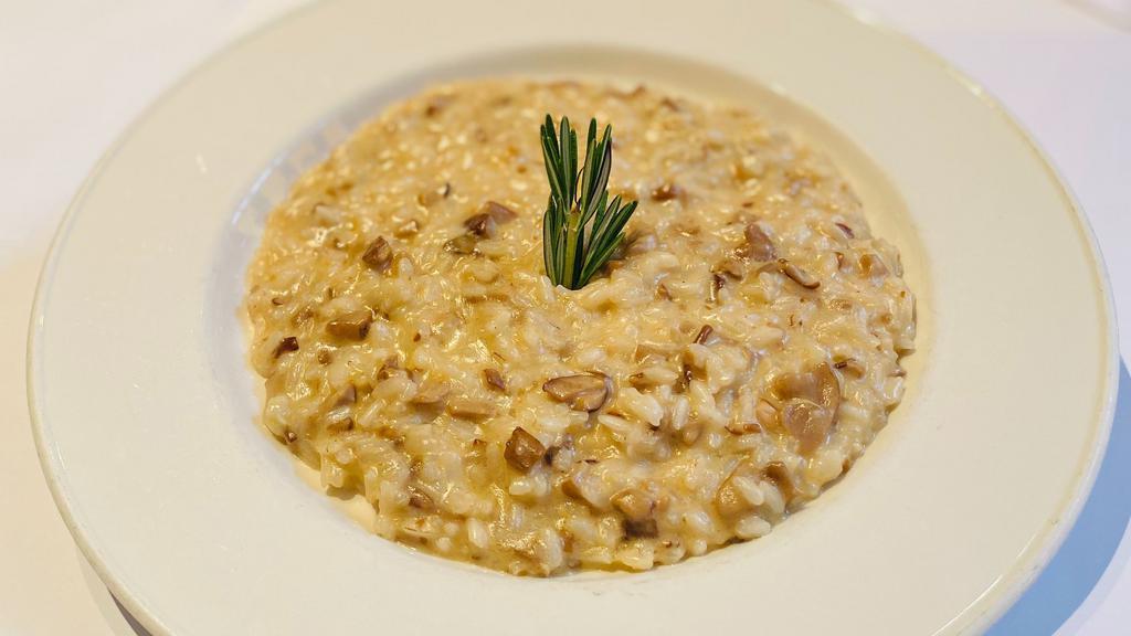 Risotto Porcini · Carnaroli rice with porcini mushrooms