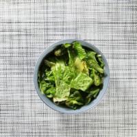 Caesar Salad · Romaine lettuce, croutons,
parmesan cheese & our
homemade Caesar dressing.
