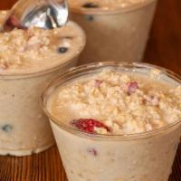 Nature'S Chilled Oatmeal! · Oatmeal mixed with Soy Milk, honey, blueberries, strawberries served CHILLED!