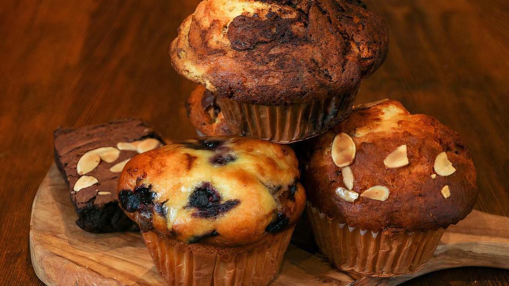 Protein Muffins · Yogurt based muffins Chocolate chip, marble, blueberry banana, cranberry orange