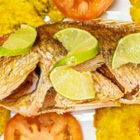 Deep-Fried Red Snapper · Chillo frito.