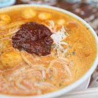 Curry Fish Ball Noodle Soup · Serves from 12 p.m.