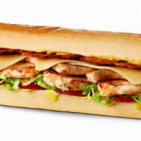 Chicken Vermonter (Large) · Crispy Bacon, Lettuce, Tomato, and Honey Mustard and White Vermont Cheddar Cheese.