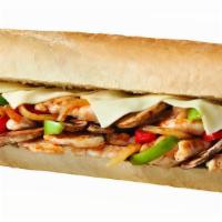 Chicken Number 9 (1Lb) · Onions, Bell Peppers and Mushrooms with American Cheese.