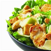 Chicken Caesar Salad · Hot Grilled Chicken Breast, Crisp Romaine Lettuce, shredded Parmesan Cheese, Home-Style Crou...