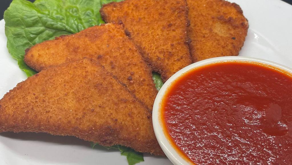 Mozzarella Sticks · A must for cheese lovers! Served with Vincent's 