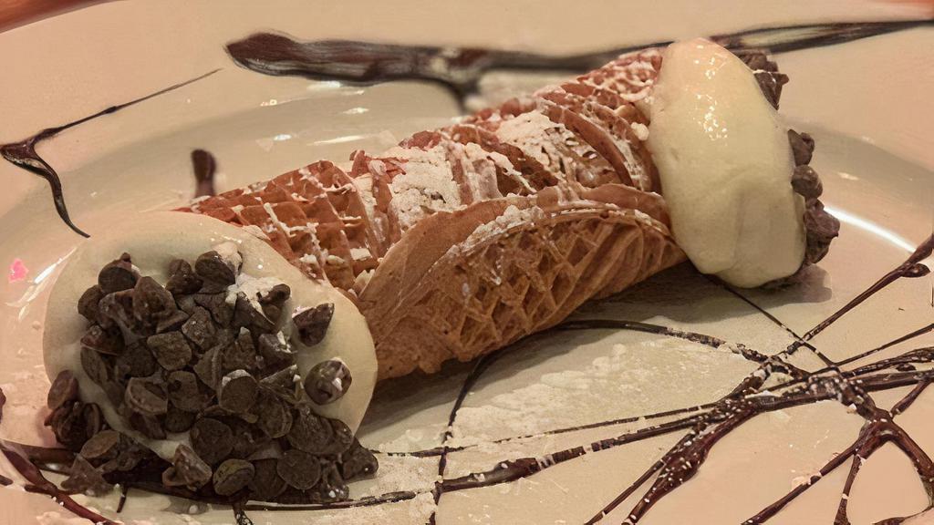 Homemade Cannoli · Hand-rolled cannoli shell stuffed to order with a delicious cannoli cream from the famed Ferrara's of NYC's Little Italy