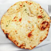 Garlic Naan · Stuffed with fresh garlic and spices.