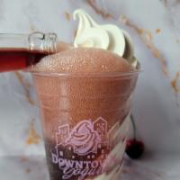 Black Cherry Soda Float · Black Cherry soda and alpine vanilla frozen yogurt comes together to make a perfect float.