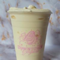 Cake Batter Yogurt Shake · Cake Batter Frozen Yogurt Blended with Whole Milk