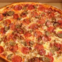 Meat Lovers Pizza · Meatball, pepperoni, sausage and ham.