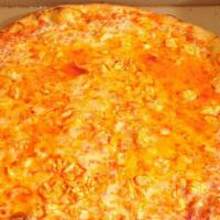 4 Cheese Pizza · Garlic, oil, mozzarella, provolone, cheddar and Parmesan cheese.