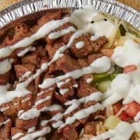 Platter Lamb Over Rice  · please tell us in special instructions your choice of
 sauce ( white - hot - barbecue )
 sal...