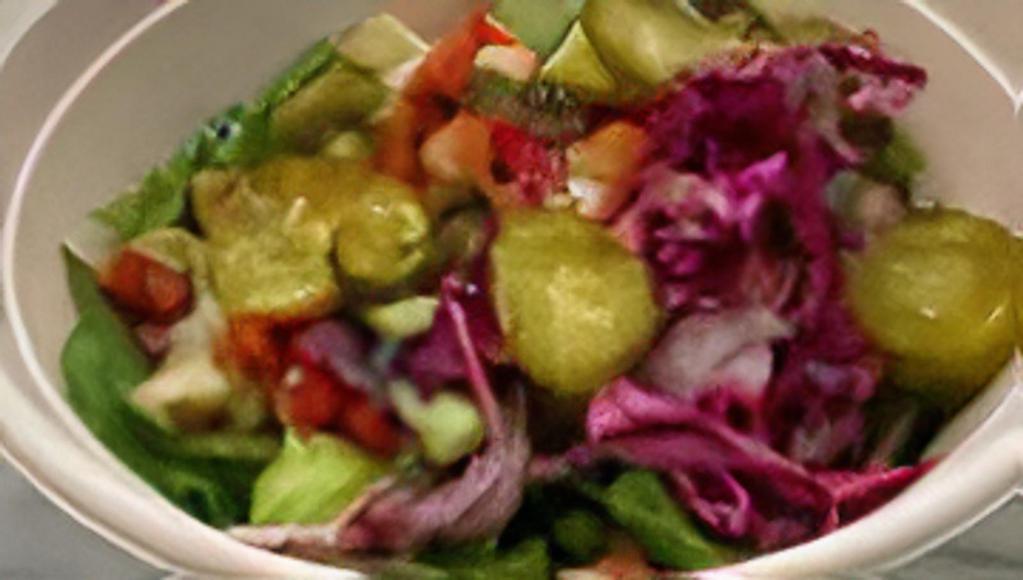 Salad Bowl · Romaine Lettuce, Quinoa, Chopped Cucumber, Tomato, Red Cabbage