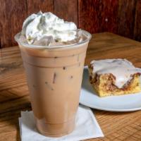 White Chocolate Mocha · Ghirardelli white chocolate mixed with 2 shots of Sumatra espresso and steamed milk