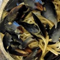 Mussels · Cultured mussels sautéed in a mild or hot marinara sauce or a garlic and white wine sauce.